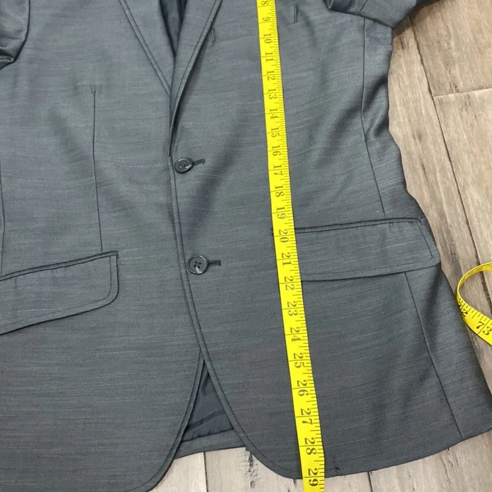 INC international‎ concepts slim fit suit jacket pants blazer gray 30x32